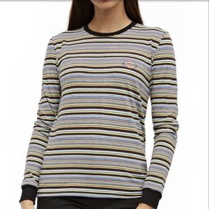 Dickie’s Women’s Stripe Long Sleeve Shirt Zumiez